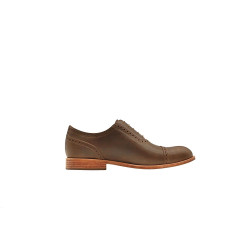 Marqués camel cerato handmade leather shoes - Cooperative Handmade