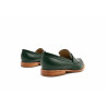 Otto version B green alamo handmade leather moccasins - Cooperative Handmade