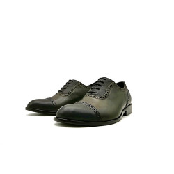 Marqués green alamo black nappa handmade leather shoes - Cooperative Handmade