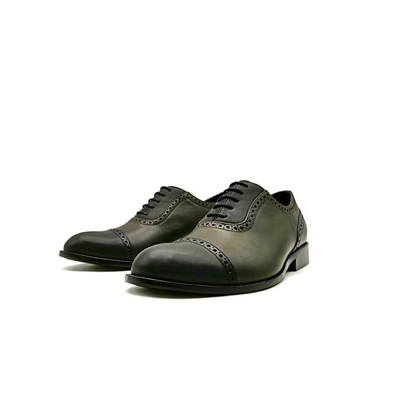Marqués green alamo black nappa handmade leather shoes - Cooperative Handmade