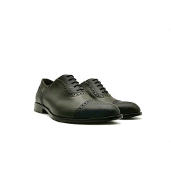 Marqués green alamo black nappa handmade leather shoes - Cooperative Handmade