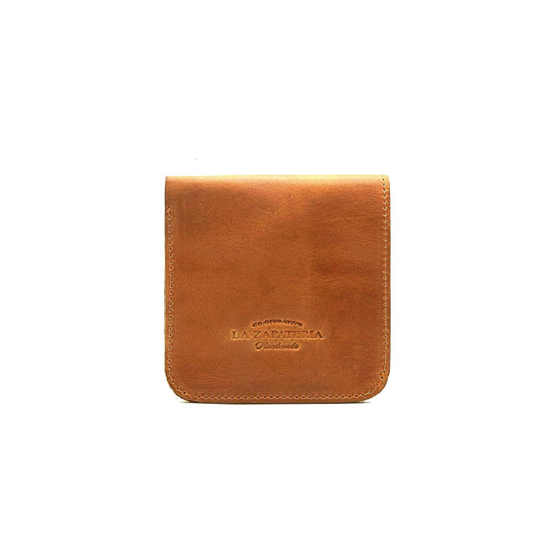 Gabo caramel handmade leather wallet - Cooperative Handmade