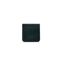 Gabo matte black handmade leather wallet - Cooperative Handmade