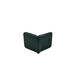 Gabo matte black handmade leather wallet - Cooperative Handmade