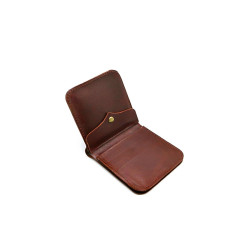 Gabo red handmade leather wallet - Cooperative Handmade