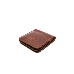 Gabo red handmade leather wallet - Cooperative Handmade