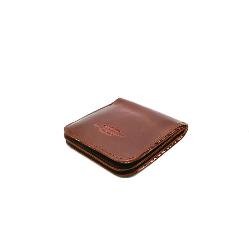 Gabo red handmade leather wallet - Cooperative Handmade