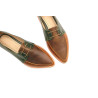Luna multicolor green camel caramel alamo handmade leather shoes - Cooperative Handmade