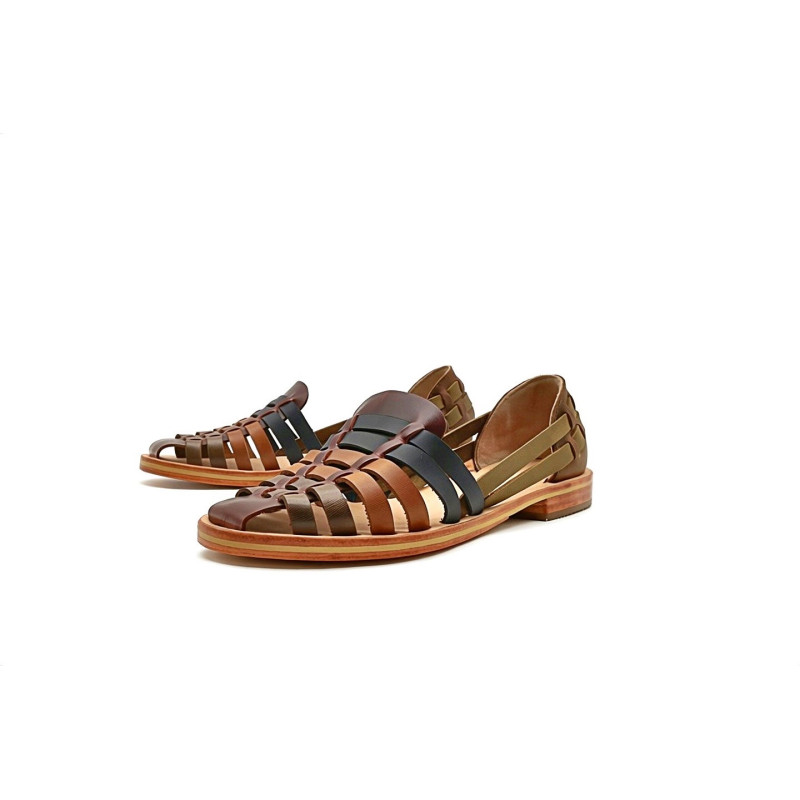 Indian Beloved version Lima handmade leather sandals - Cooperative Handmade