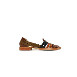 Indian Beloved version Lima handmade leather sandals - Cooperative Handmade
