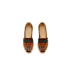 Indian Beloved version Lima handmade leather sandals - Cooperative Handmade