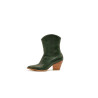 Pour Nina green alamo handmade leather boots - Cooperative Handmade