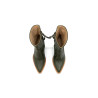 Pour Nina green alamo handmade leather boots - Cooperative Handmade