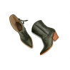 Pour Nina green alamo handmade leather boots - Cooperative Handmade