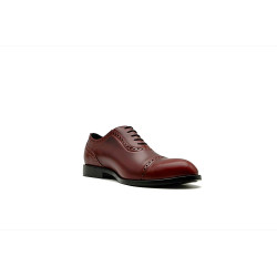 Marqués red ranger handmade leather shoes - Cooperative Handmade