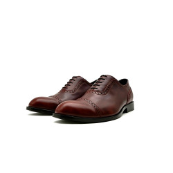 Marqués red ranger handmade leather shoes - Cooperative Handmade