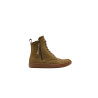 Tato fatty green brown sole handmade leather ankle boots - Cooperative Handmade