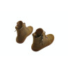 Tato fatty green brown sole handmade leather ankle boots - Cooperative Handmade