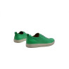 Baires cyan green nappa white elastic handmade leather sneakers - Cooperative Handmade
