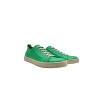 Baires cyan green nappa white elastic handmade leather sneakers - Cooperative Handmade