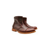 LA69 red ranger handmade leather ankle boots - Cooperative Handmade