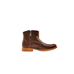 LA69 red ranger handmade leather ankle boots - Cooperative Handmade