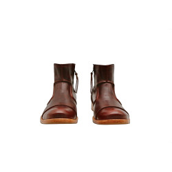 LA69 red ranger handmade leather ankle boots - Cooperative Handmade