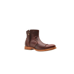 LA69 red ranger handmade leather ankle boots - Cooperative Handmade