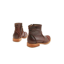 LA69 red ranger handmade leather ankle boots - Cooperative Handmade
