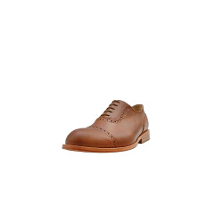 Marqués caramel alamo handmade leather shoes - Cooperative Handmade