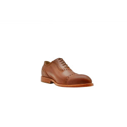 Marqués caramel alamo handmade leather shoes - Cooperative Handmade