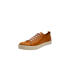 Baires caramel ranger elastic handmade leather sneakers - Cooperative Handmade