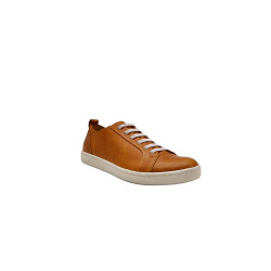 Baires caramel ranger elastic handmade leather sneakers - Cooperative Handmade