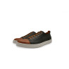 Baires bee version black nappa caramel alamo white handmade leather sneakers - Cooperative Handmade
