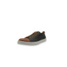 Baires bee version black nappa caramel alamo white handmade leather sneakers - Cooperative Handmade