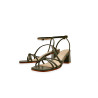 Lola green alamo handmade leather heels - Cooperative Handmade
