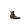 Hache version B black nappa brown handmade leather ankle boots - Cooperative Handmade