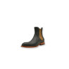 Hache version B black nappa brown handmade leather ankle boots - Cooperative Handmade