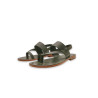 Hermes green alamo handmade leather sandals - Cooperative Handmade