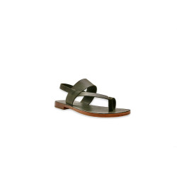 Hermes green alamo handmade leather sandals - Cooperative Handmade