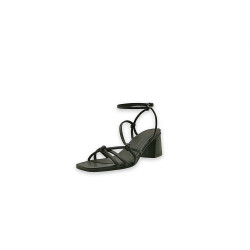 Lola total black handmade leather heels - Cooperative Handmade