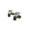Lola total black handmade leather heels - Cooperative Handmade