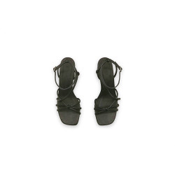 Lola total black handmade leather heels - Cooperative Handmade