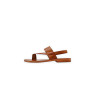 Hermes caramel alamo handmade leather sandals - Cooperative Handmade