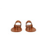 Hermes caramel alamo handmade leather sandals - Cooperative Handmade