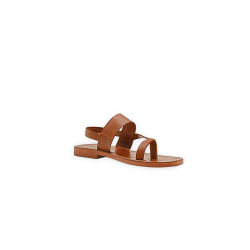 Hermes caramel alamo handmade leather sandals - Cooperative Handmade