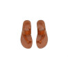 Hermes caramel alamo handmade leather sandals - Cooperative Handmade