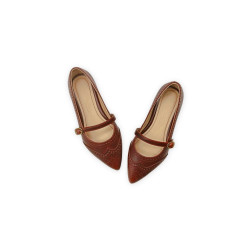 Ola red ranger handmade leather shoes - Cooperative Handmade