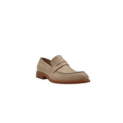 Otto version B nude nappa handmade leather moccasins - Cooperative Handmade