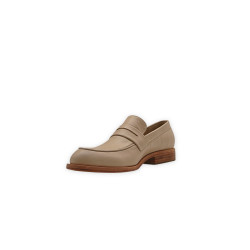 Otto version B nude nappa handmade leather moccasins - Cooperative Handmade
